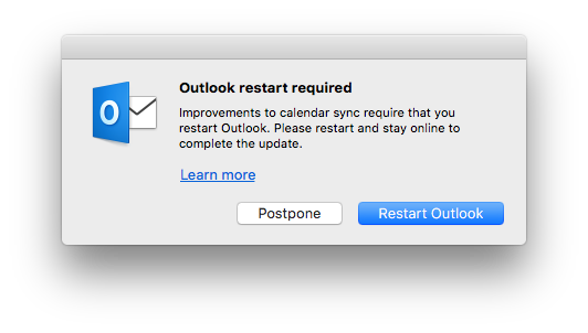 Outlook app not syncing 365 mac free